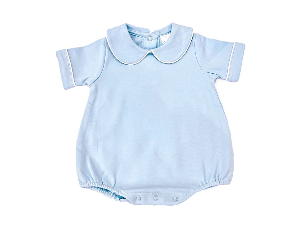 Piping Collared Bubble - Short Sleeve