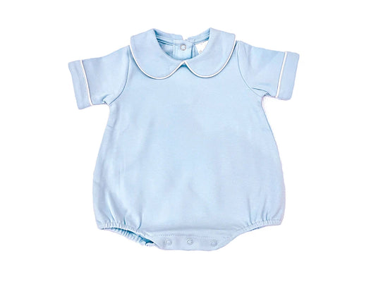 Piping Collared Bubble - Short Sleeve