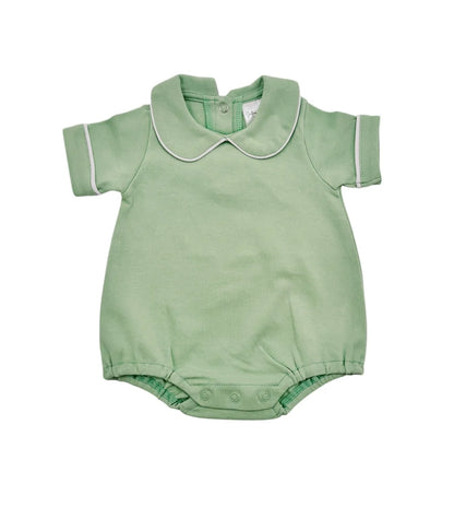 Piping Collared Bubble - Short Sleeve