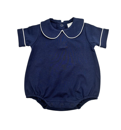 Piping Collared Bubble - Short Sleeve