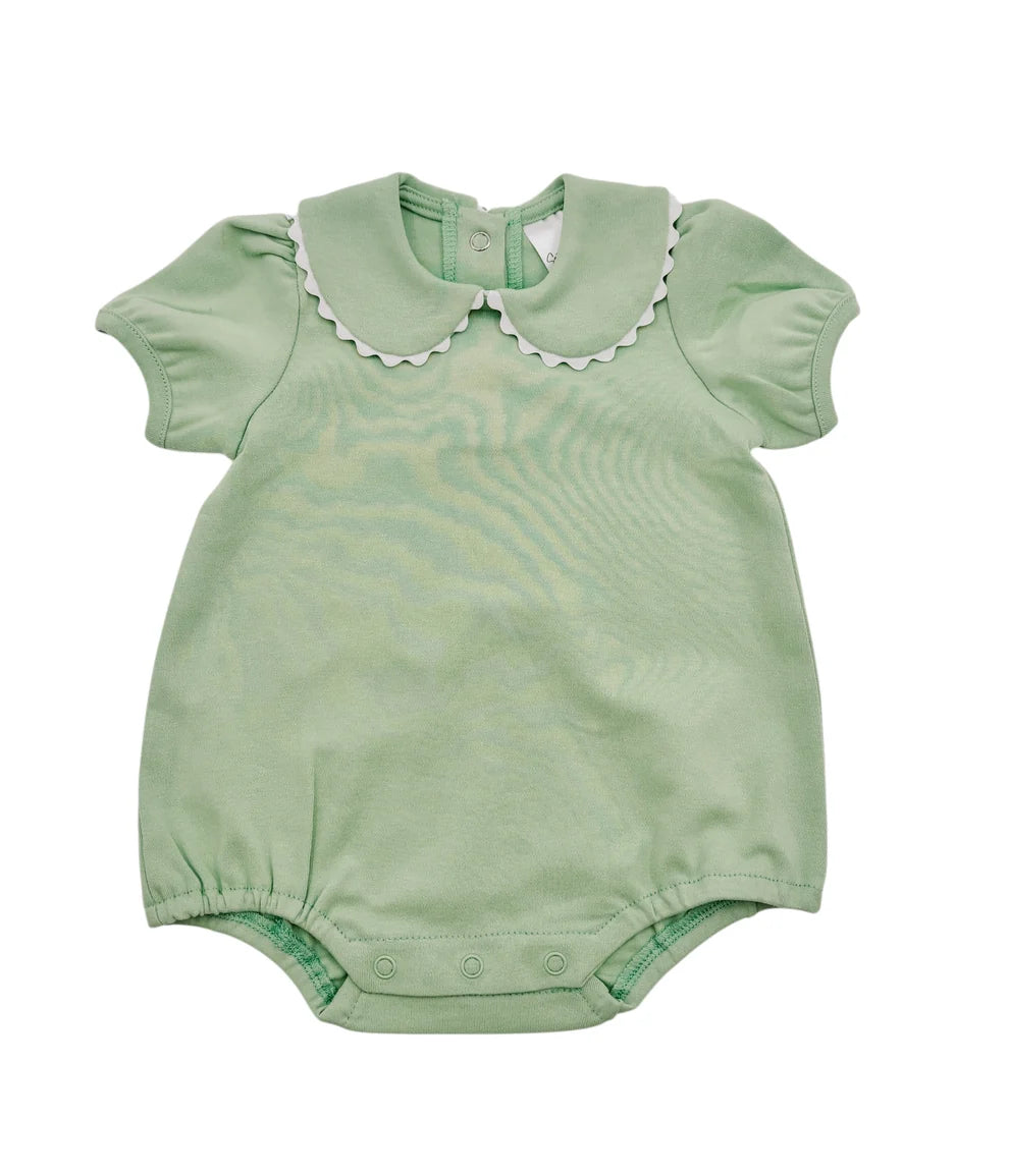 Scalloped Collared Bubble - Short Sleeve