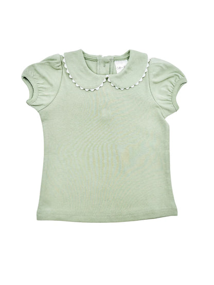 Scalloped Collar Shirt