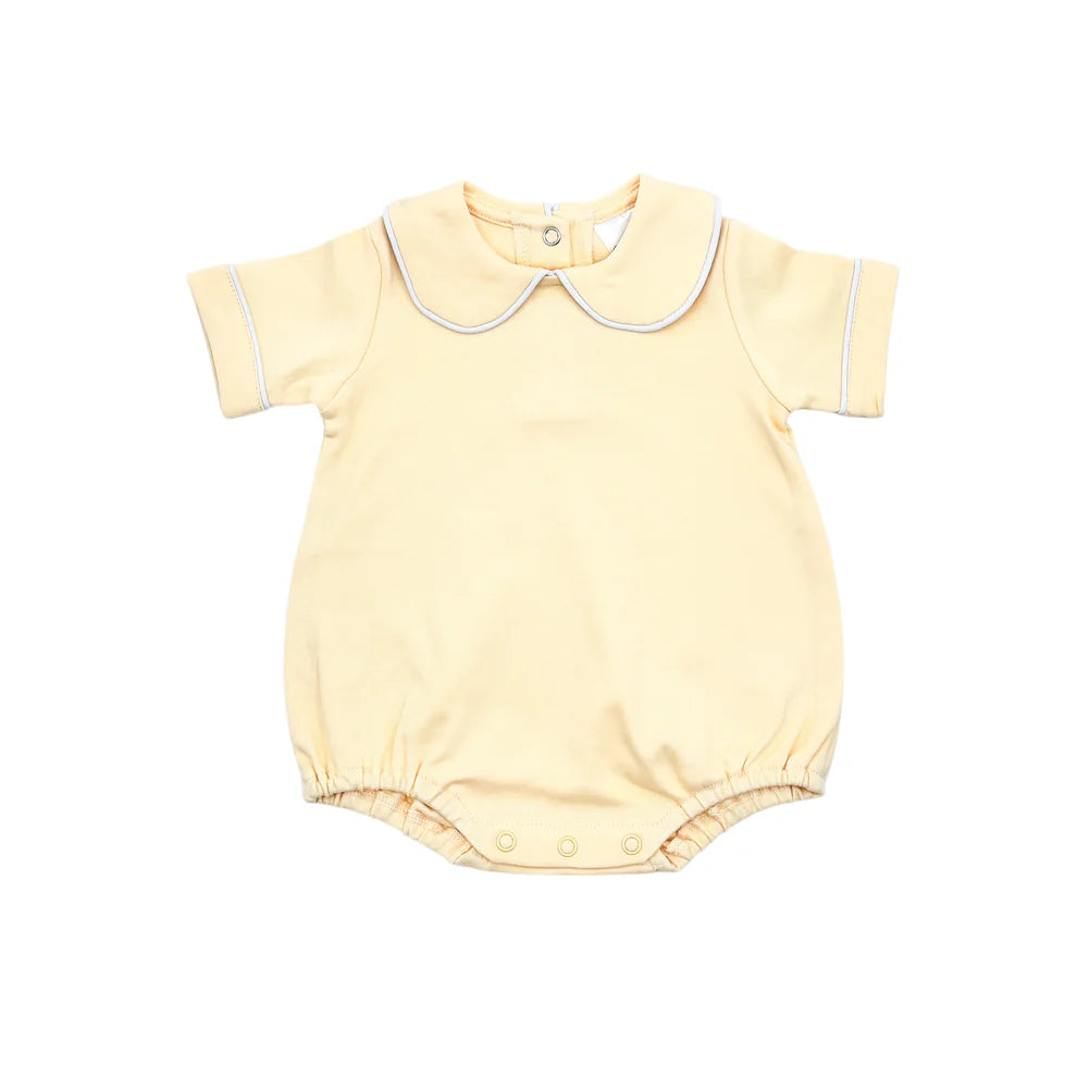 Piping Collared Bubble - Short Sleeve