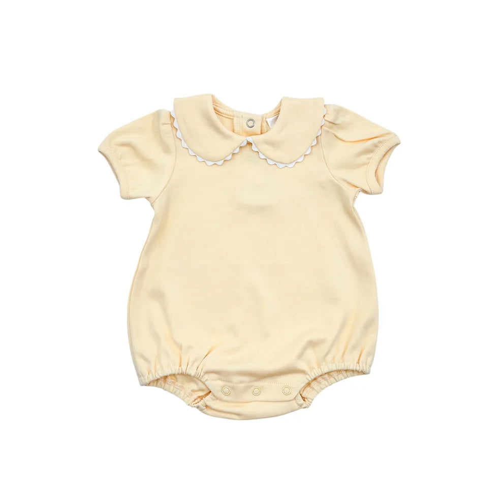 Scalloped Collared Bubble - Short Sleeve