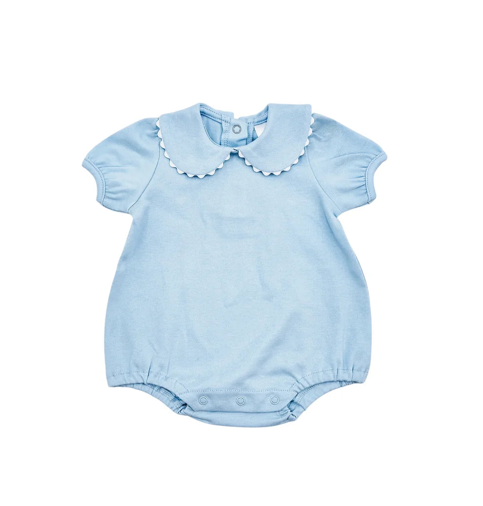 Scalloped Collared Bubble - Short Sleeve
