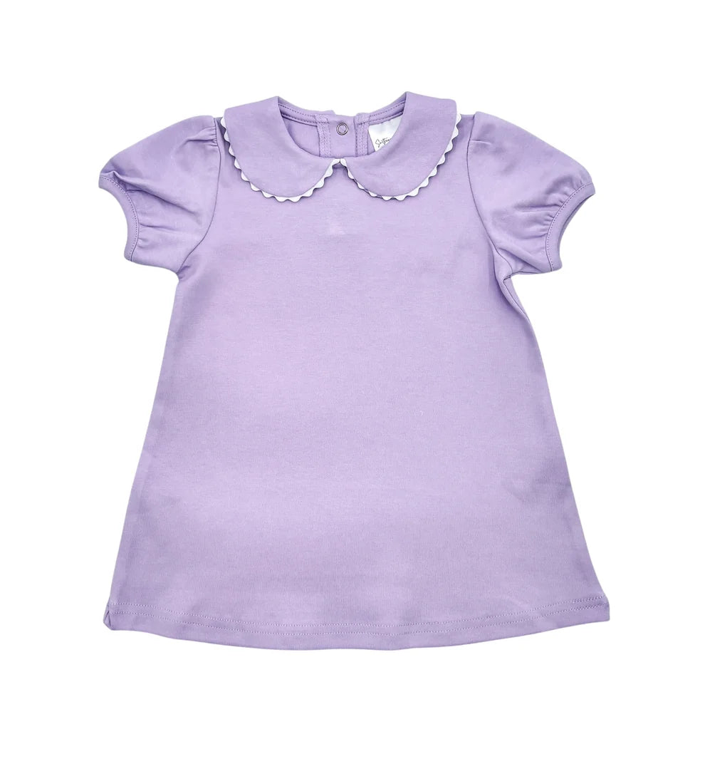 Short Sleeve Ricrac Dress