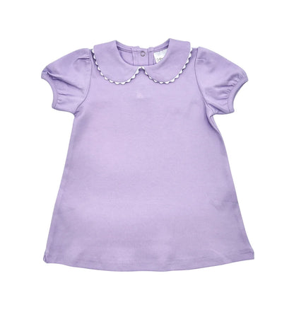 Short Sleeve Ricrac Dress