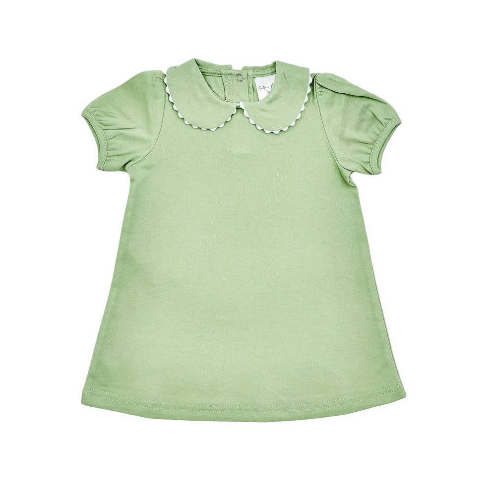 Short Sleeve Ricrac Dress