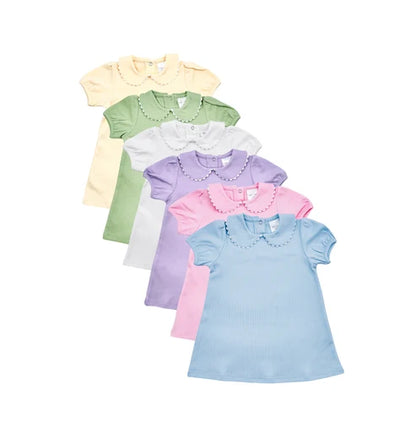 Short Sleeve Ricrac Dress