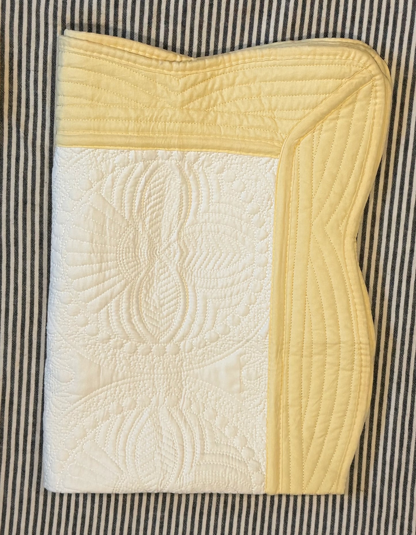 Heirloom Quilted Baby Blanket