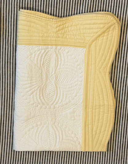 Heirloom Quilted Baby Blanket