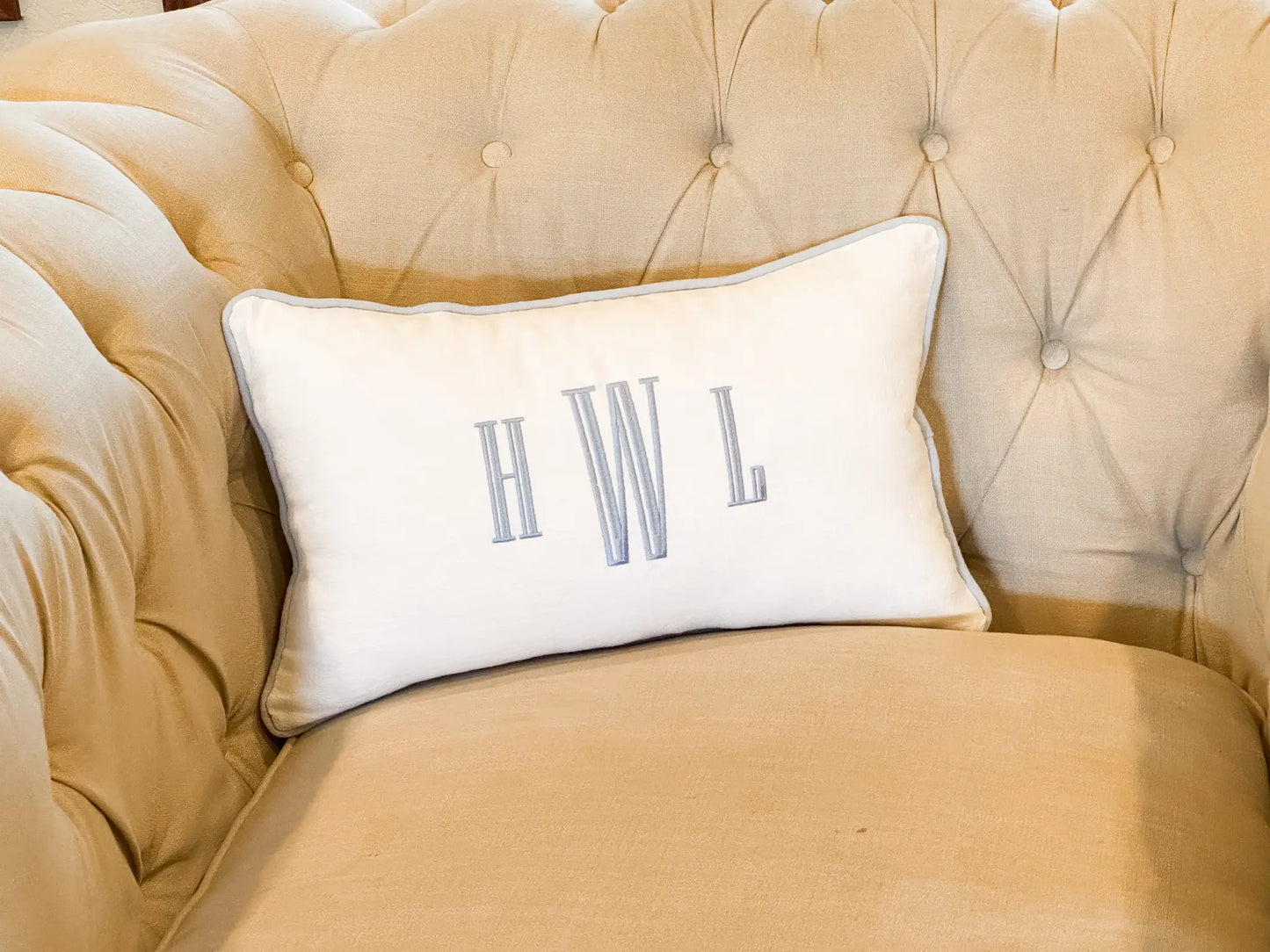 Embroidered Pillow Cover