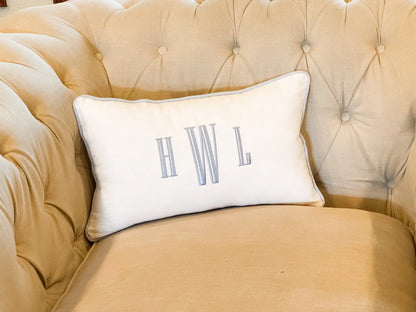 Embroidered Pillow Cover