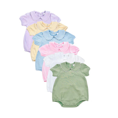 Scalloped Collared Bubble - Short Sleeve